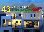 43 mẫu nhà đẹp với giá xây chỉ từ 100 triệu cho vợ chồng trẻ